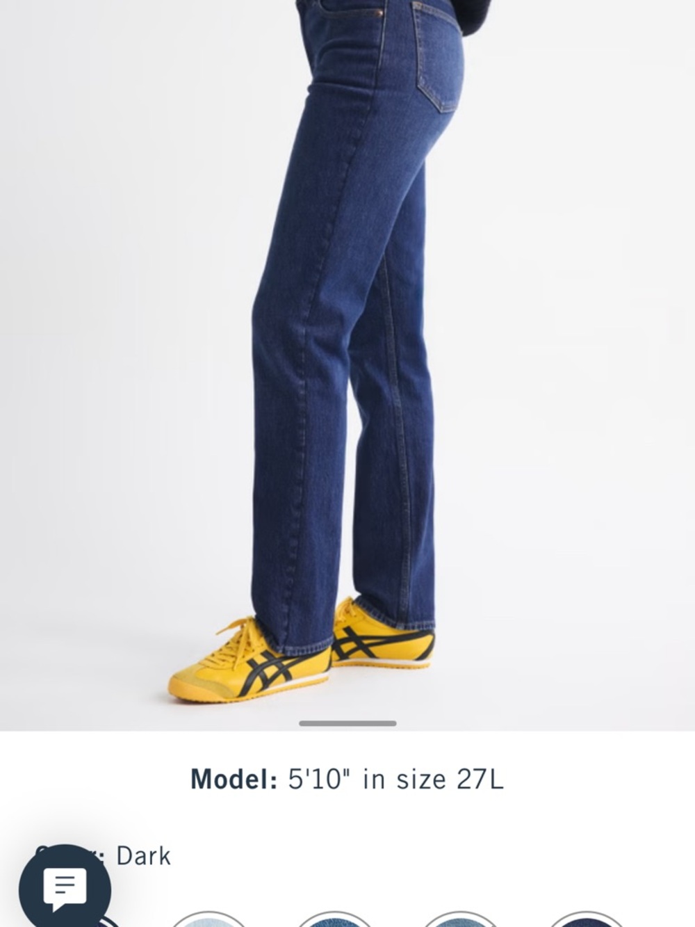 Abercrombie & Fitch Women's Dark Blue Ultra High Rise 90’s Straight Jeans